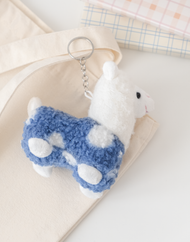 Alpaca Plush Keychain