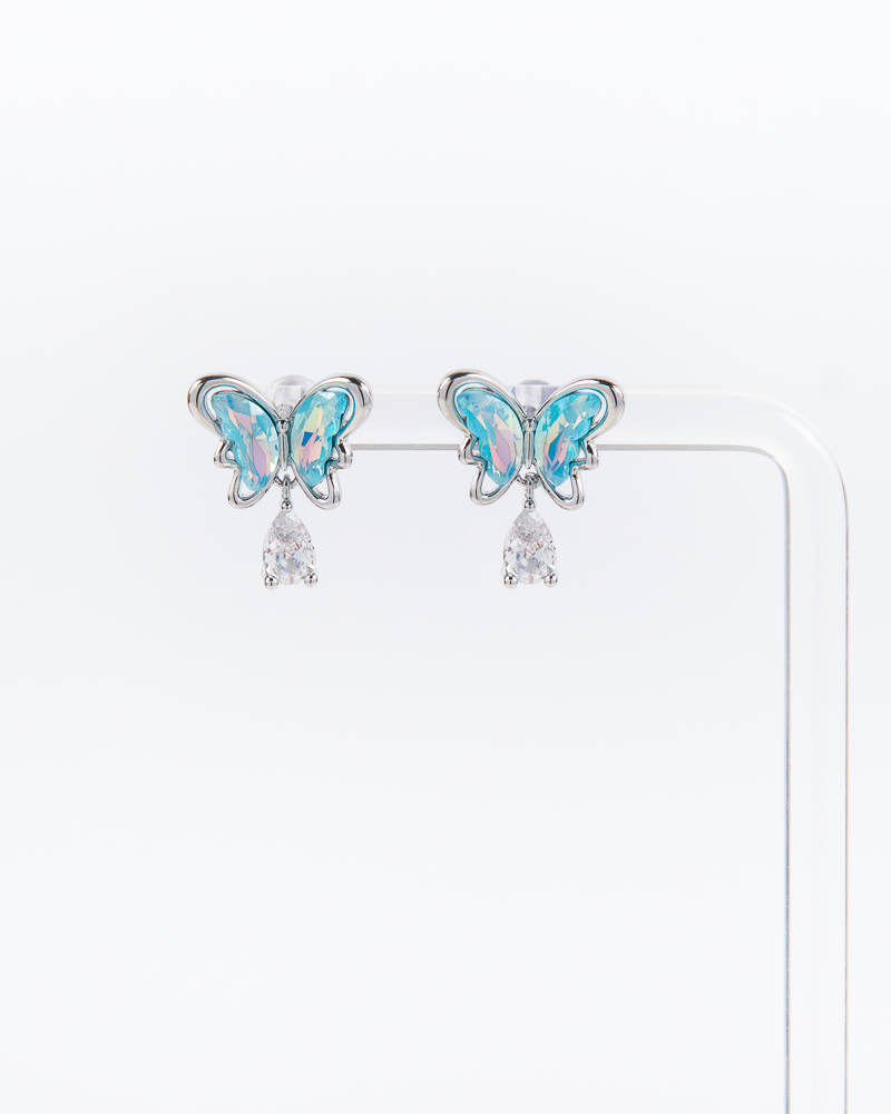 NYU NYU Azure Butterfly Earrings