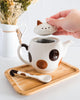 DECOLE Kannya Cat Ceramic Teapot