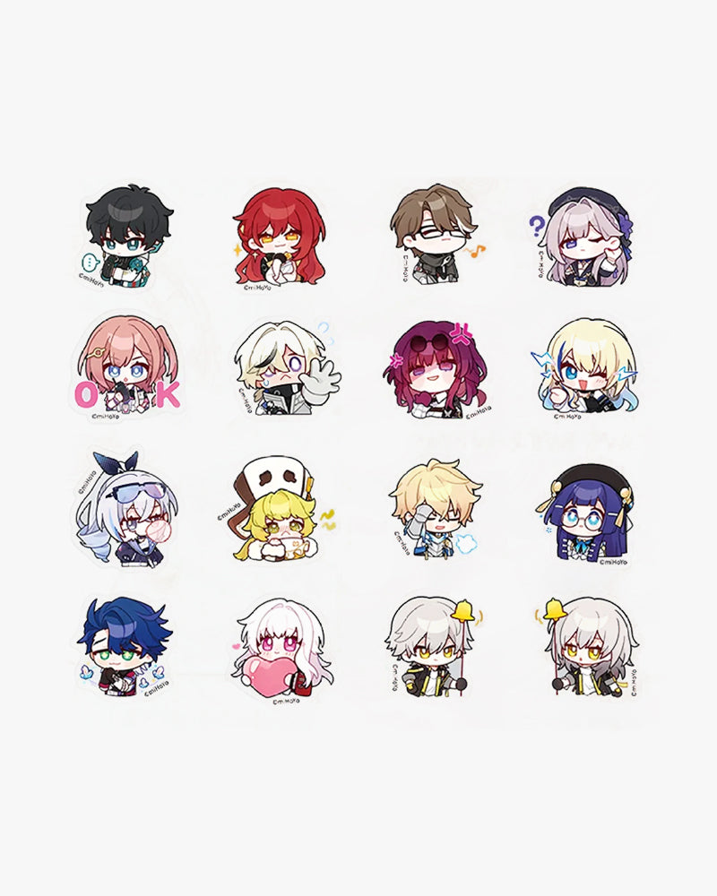 Honkai: Star Rail© Pom-Pom Gallery Series Chibi Sticker Pack