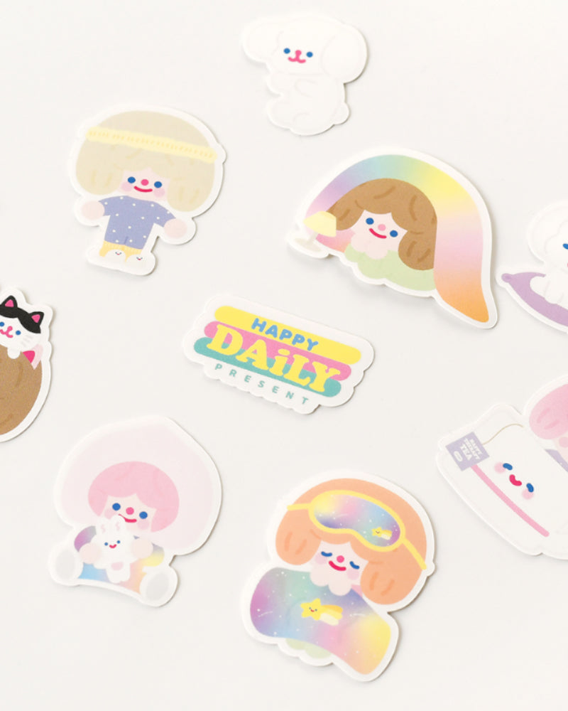 RECORDER factory© Happy Daily Party Sticker Pack