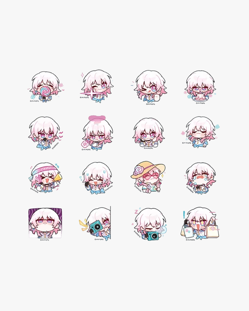 Honkai: Star Rail© Pom-Pom Gallery Series Chibi Sticker Pack