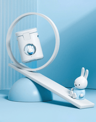 MIPOW x Miffy© Blue PowerTube Magnetic Charger Speaker