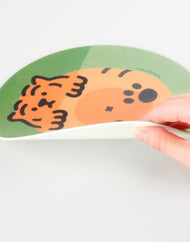 MUZIKTIGER© Peekaboo Tiger PVC Mouse Pad