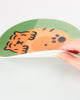 MUZIKTIGER© Peekaboo Tiger PVC Mouse Pad