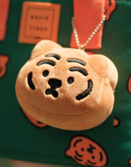 MUZIKTIGER© Tiger Face Doll Keyring (Orange)