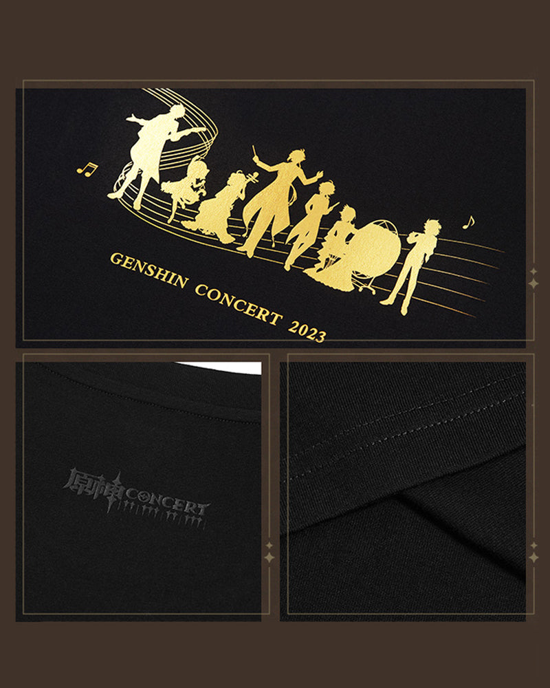 Genshin Impact© Melodies of an Endless Journey Gold Stamp T-Shirt