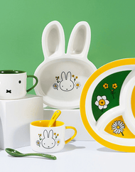 Miffy© Miffy Face Divided Plate