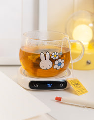 Miffy BeWarm Cup-Mat & Glass Mug Daisies