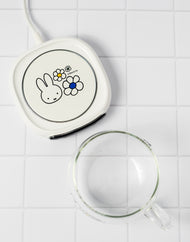 Miffy BeWarm Cup-Mat & Glass Mug Daisies