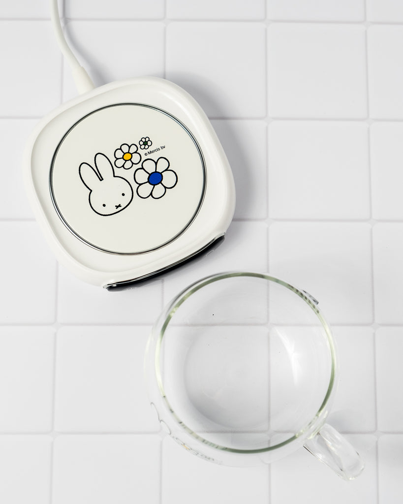 Miffy BeWarm Cup-Mat & Glass Mug Daisies