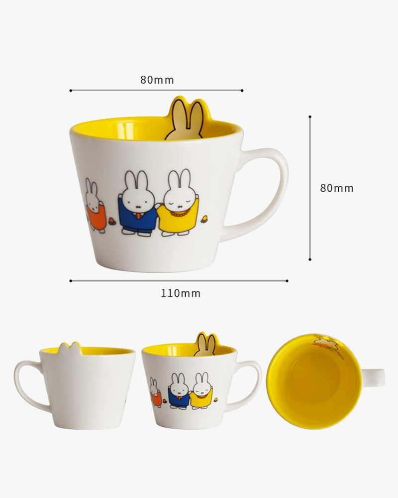 Miffy© Yellow Ceramic Mug 260 ml