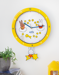 Miffy© Shooting Star Pendulum Wall Clock