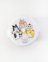 Mofusand X Sanrio© Characters 2 Tier Round Lunch Box