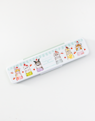 Mofusand X Sanrio© Chopstick & Spoon Set with Case