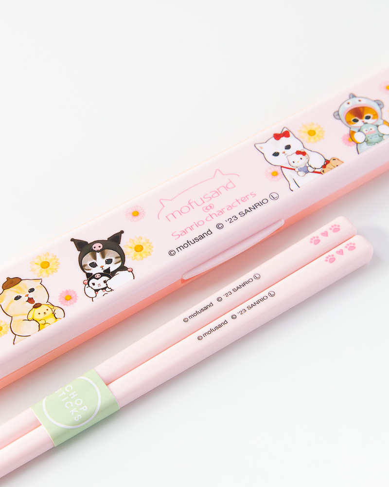 Mofusand X Sanrio© Chopstick with Case