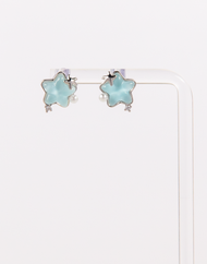 NYU NYU Aqua Star Earrings