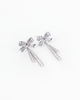 NYU NYU Silver Bowknot Earrings