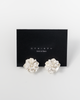 NYU NYU Sweet White Flower Earrings