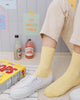 Pastel Pleat Socks