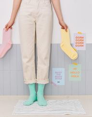 Pastel Pleat Socks