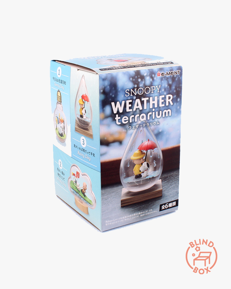 Re-Ment Peanuts© Snoopy Weather Terrarium Blind Box