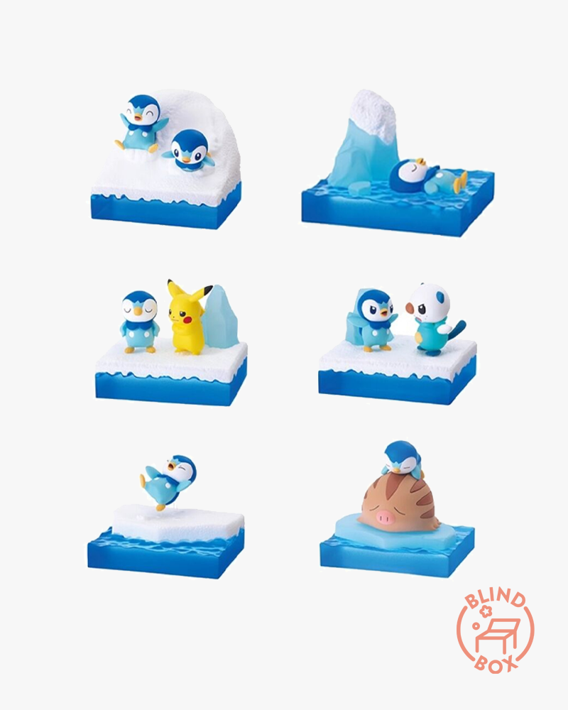 Re-Ment Pokemon© Cool Piplup Collection Blind Box