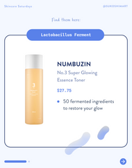 numbuzin No.3 Super Glowing Essence Toner