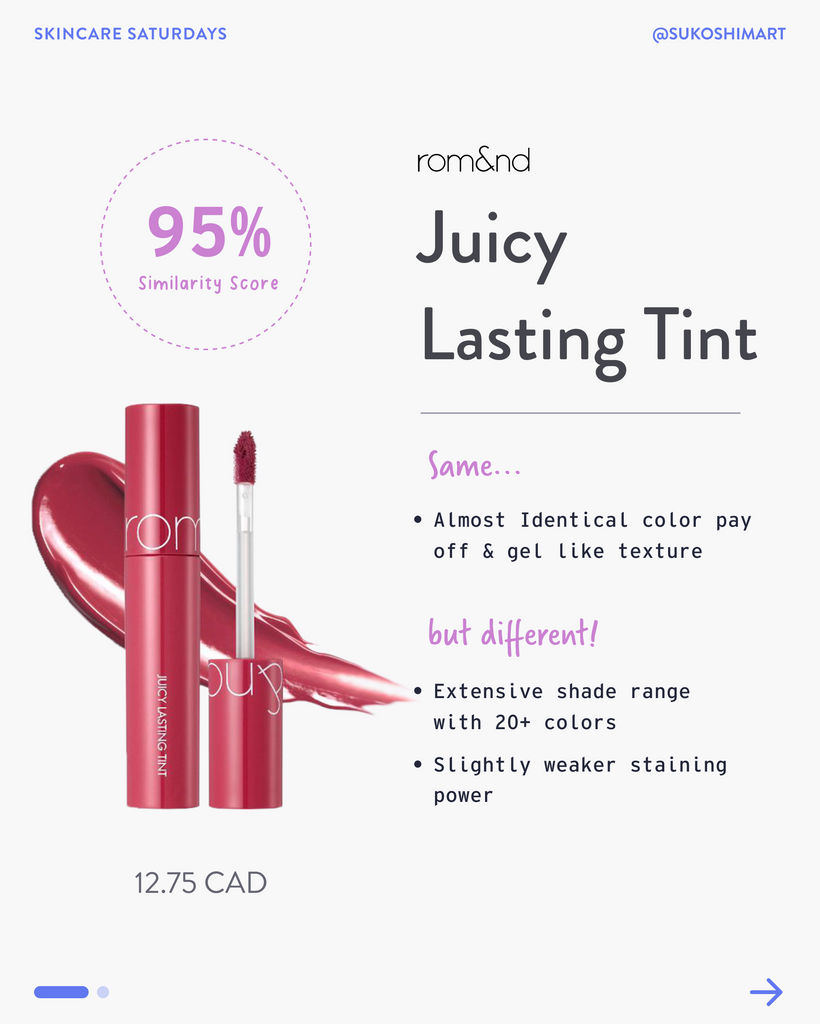 rom&nd Juicy Lasting Tint: Autumn Fruit Series