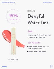 rom&nd Dewyful Water Tint: Milk Grocery