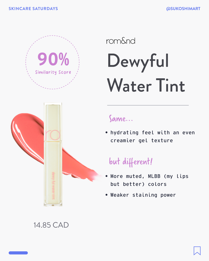rom&nd Dewyful Water Tint: Milk Grocery