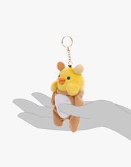 San-X© Kiiroitori in Rilakkuma Kigurumi Keychain