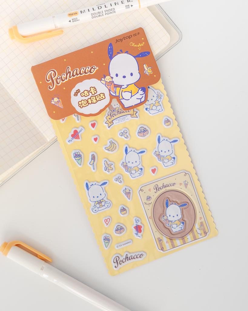 Sanrio© Characters Afternoon Tea Time Foam Stickers