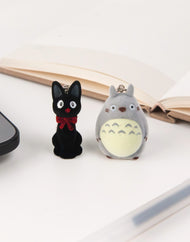 Sekiguchi Studio Ghibli Characters Flocking Keychain