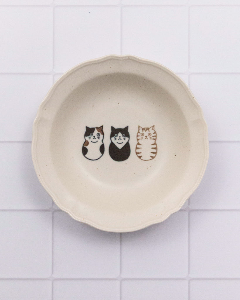 YAMAGOTOUKI Three Cats 135 Ceramics