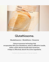 Abib Mild Acidic pH Sheet Mask Glutathiosome Fit