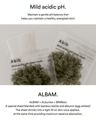 Abib Mild Acidic pH Sheet Mask #Jericho Rose Fit