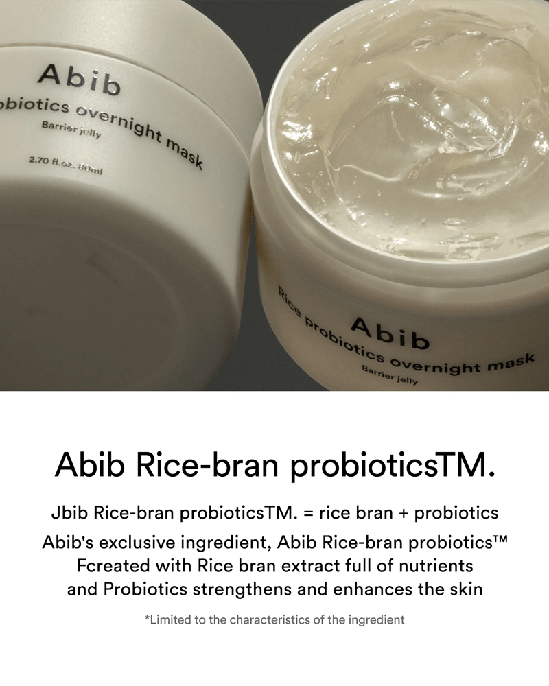 Abib Rice Probiotics Overnight Mask Barrier Jelly