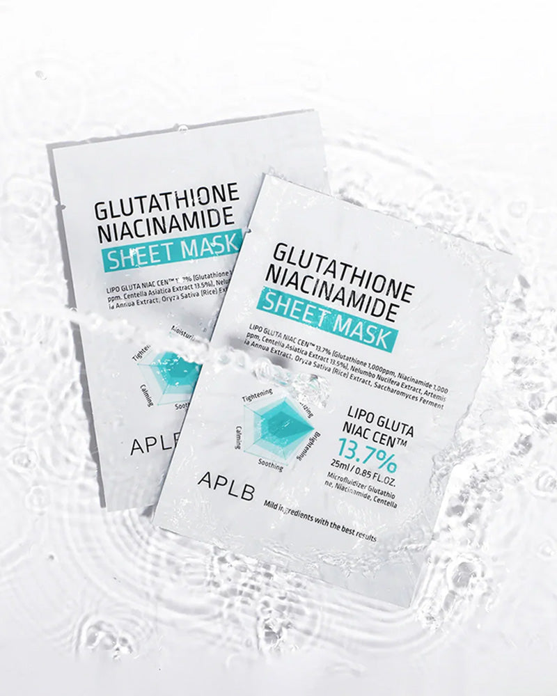 APLB Glutathione Niacinamide Sheet Mask