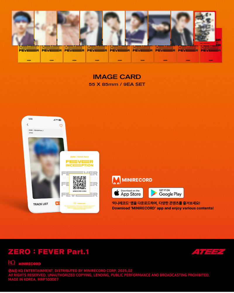 ATEEZ - [ZERO : FEVER Part.1] (Version Plateforme) (3 Versions)