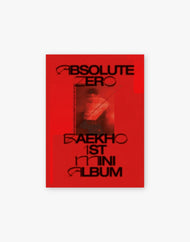 BAEKHO - ABSOLUTE ZERO (1ST Mini Album) (2 VERSIONS)