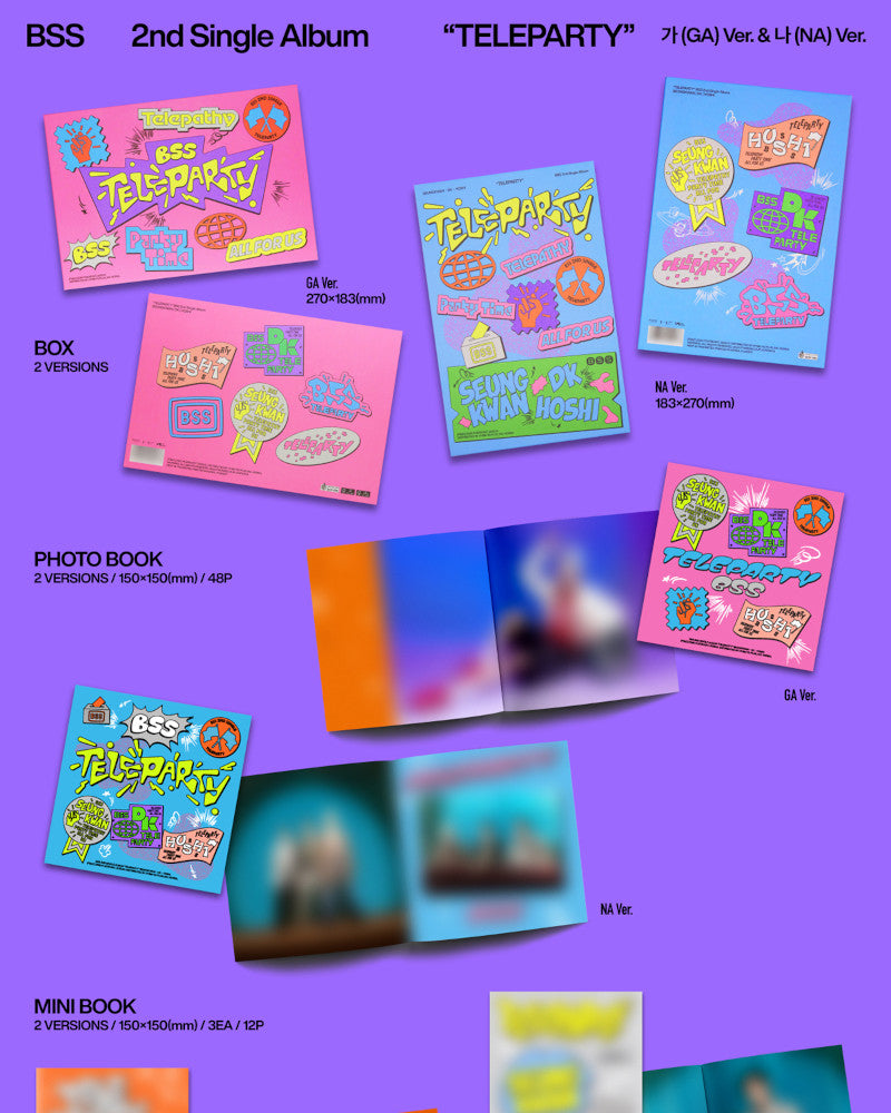 BSS (SEVENTEEN) - BSS 2nd Single Album ‘TELEPARTY’ (2 Versions)