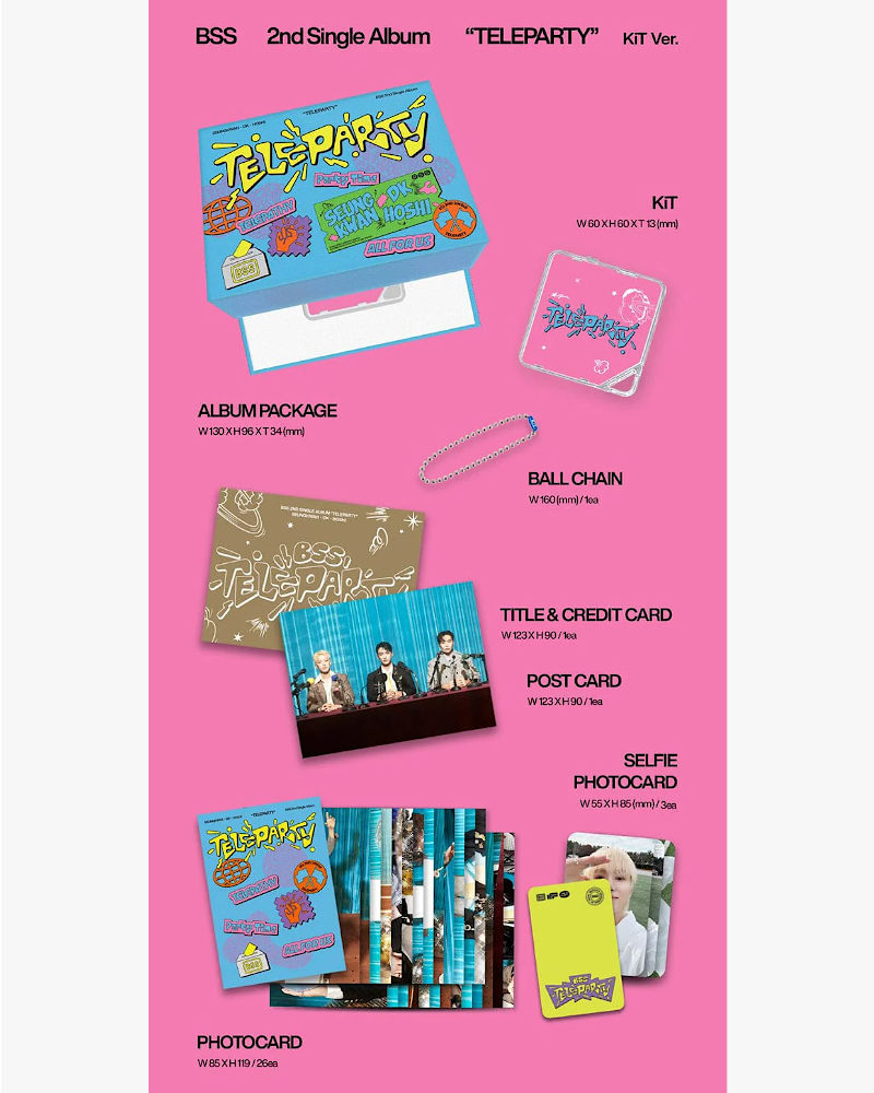 BSS (SEVENTEEN) - BSS 2e album single 'TELEPARTY' (Version KiT)