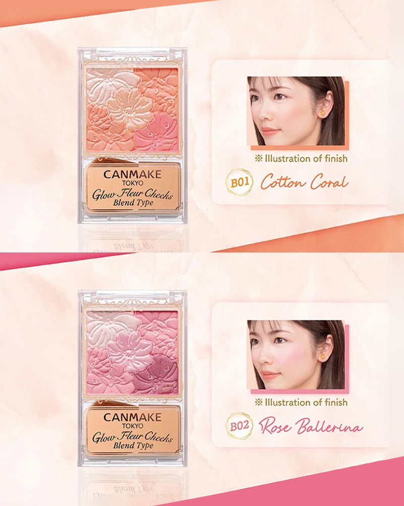 CANMAKE Glow Fleur Cheeks (Blend Type)