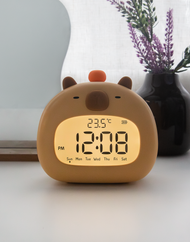 Capybara Night Light Alarm Clock