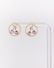 NYU NYU Cherry Pearl Hoop Earrings