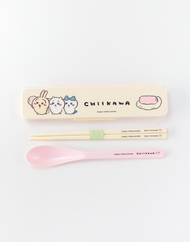 Chiikawa© Chopstick & Spoon Set with Case