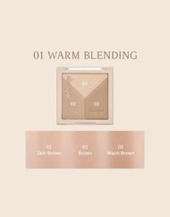 dasique V Cut Blending Shading 01-warm blending