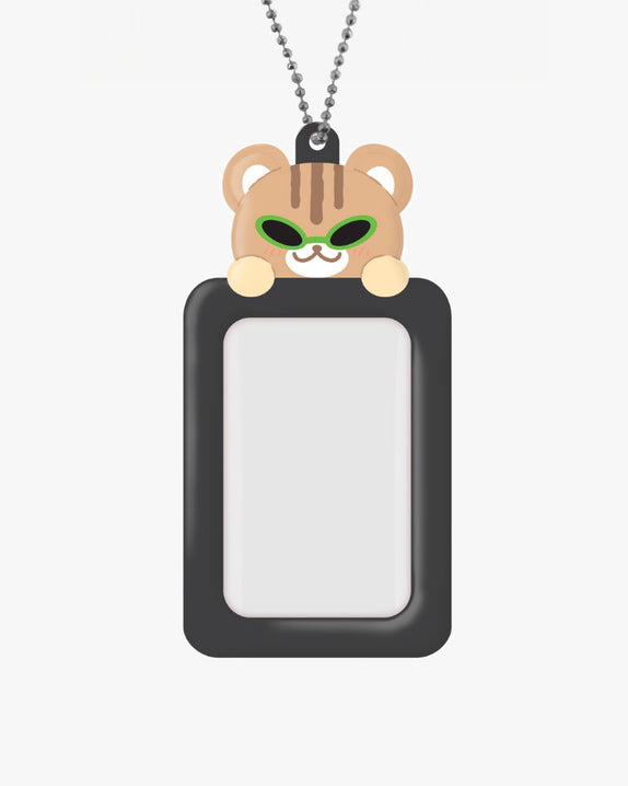 DUCKY WORLD Alien Squirrel Photocard Holder Keyring