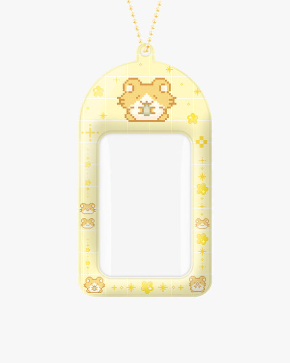 DUCKY WORLD Hamster (Pixel) Photocard Holder Keyring